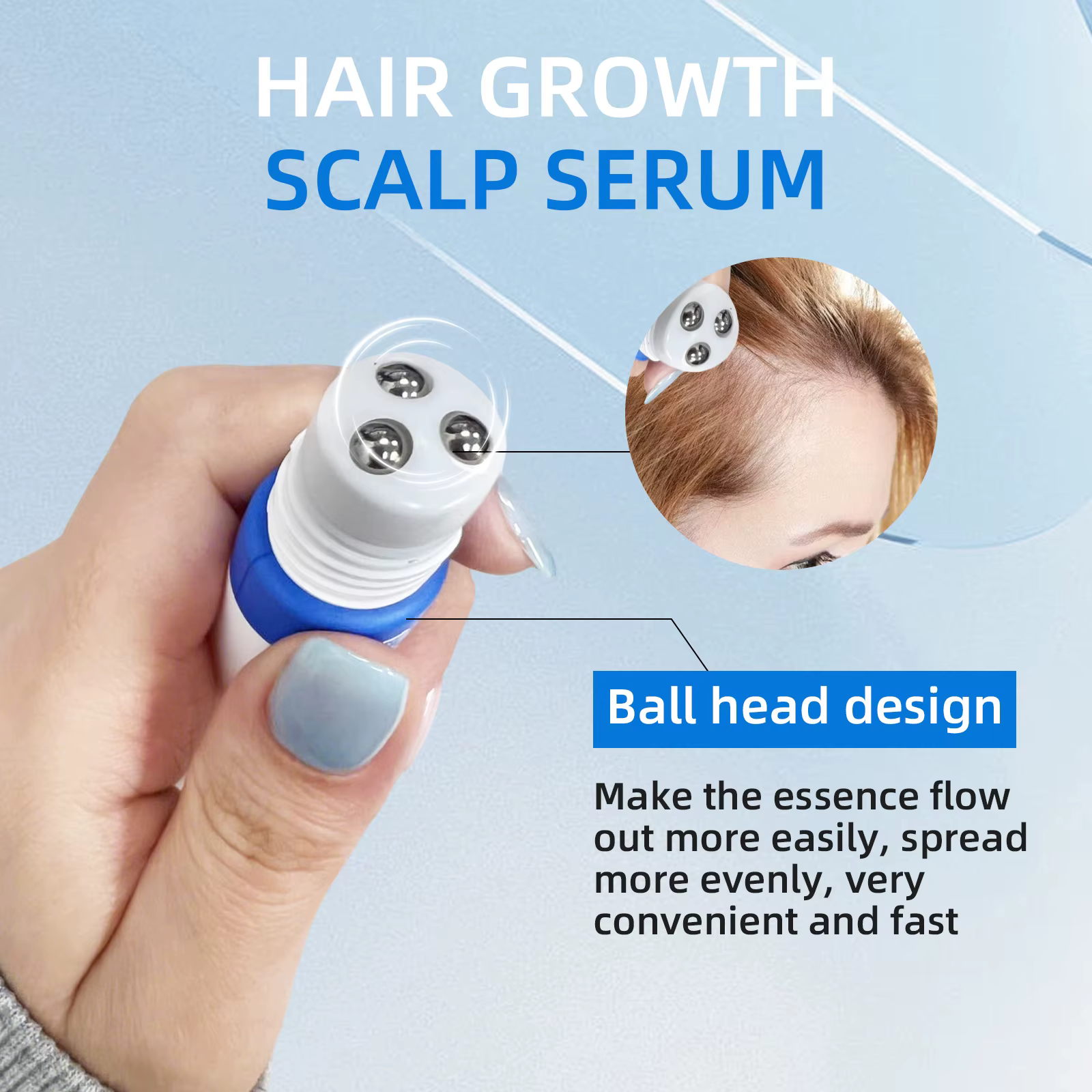 Sérum fortifiant pour les racines des cheveux - Avec kératine hydrolysée et niacinamide