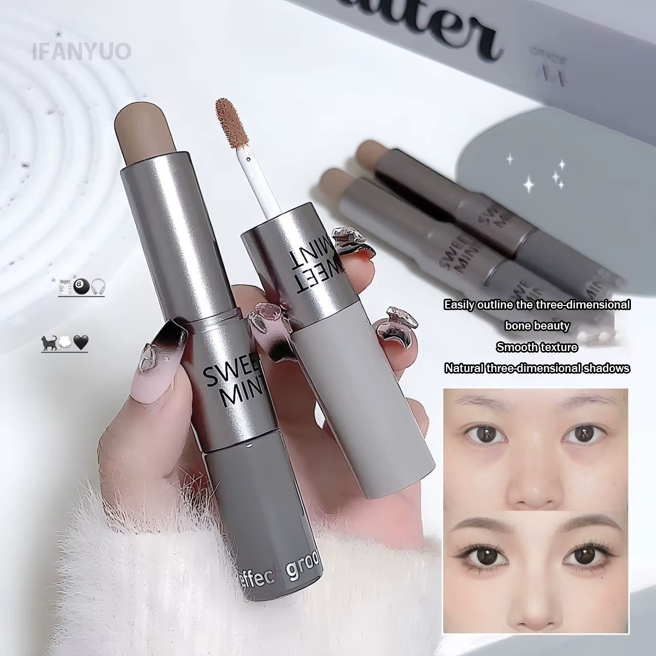 Bâton correcteur mat hydratant
