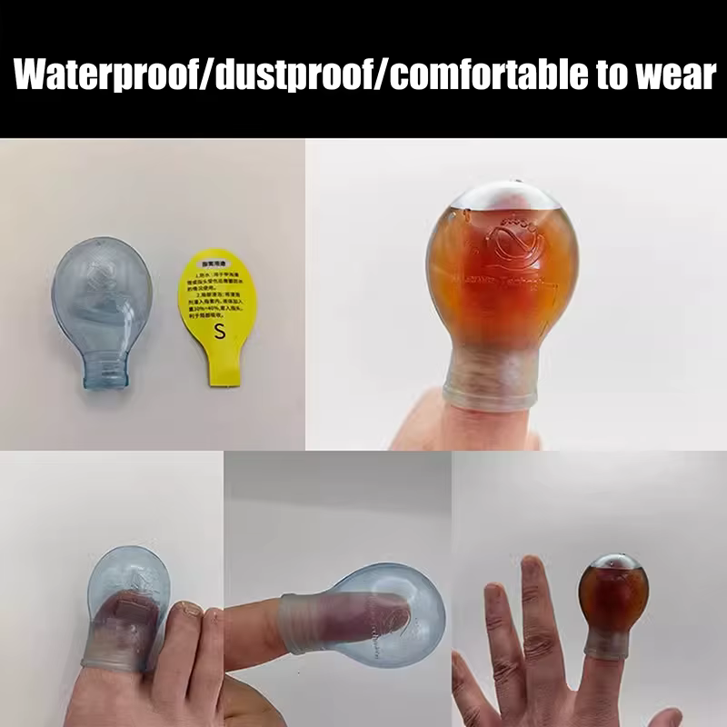 Potion de trempage pour les blessures des orteils et des doigts, douche des plaies, housse de protection étanche, outil de soins des pieds pour hommes et femmes