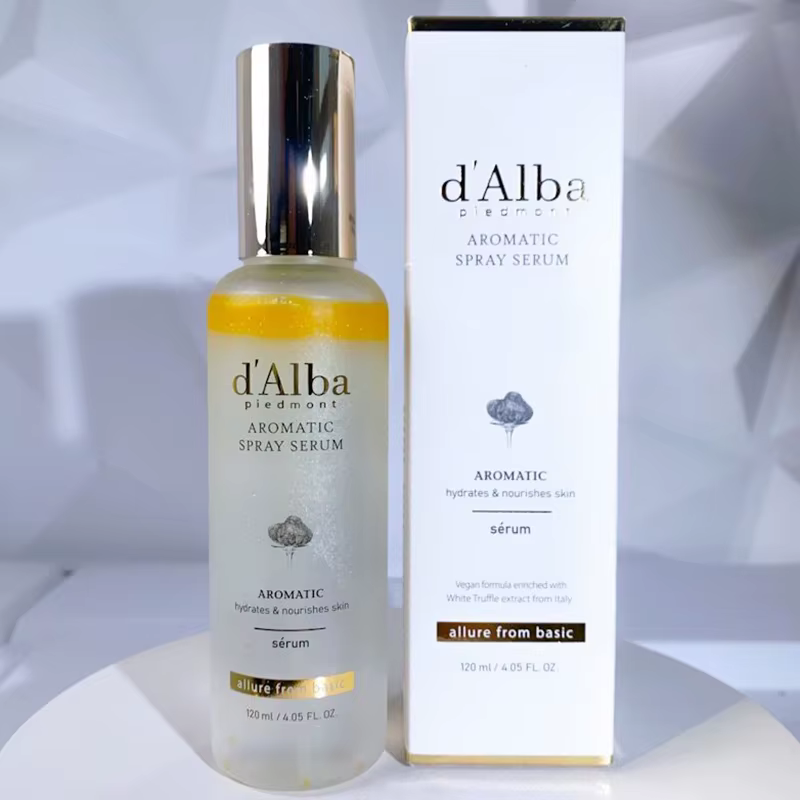 DAlba Corée Sérum Tonique à la Truffe Blanche 100ml, Spray Fixateur Visage Hydratant et Éclatant, Brume Essentielle Hydratante et Nourrissante pour le Soin de la Peau