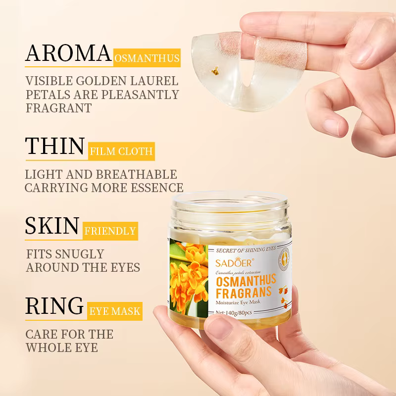 80 patchs pour les yeux à l'osmanthus