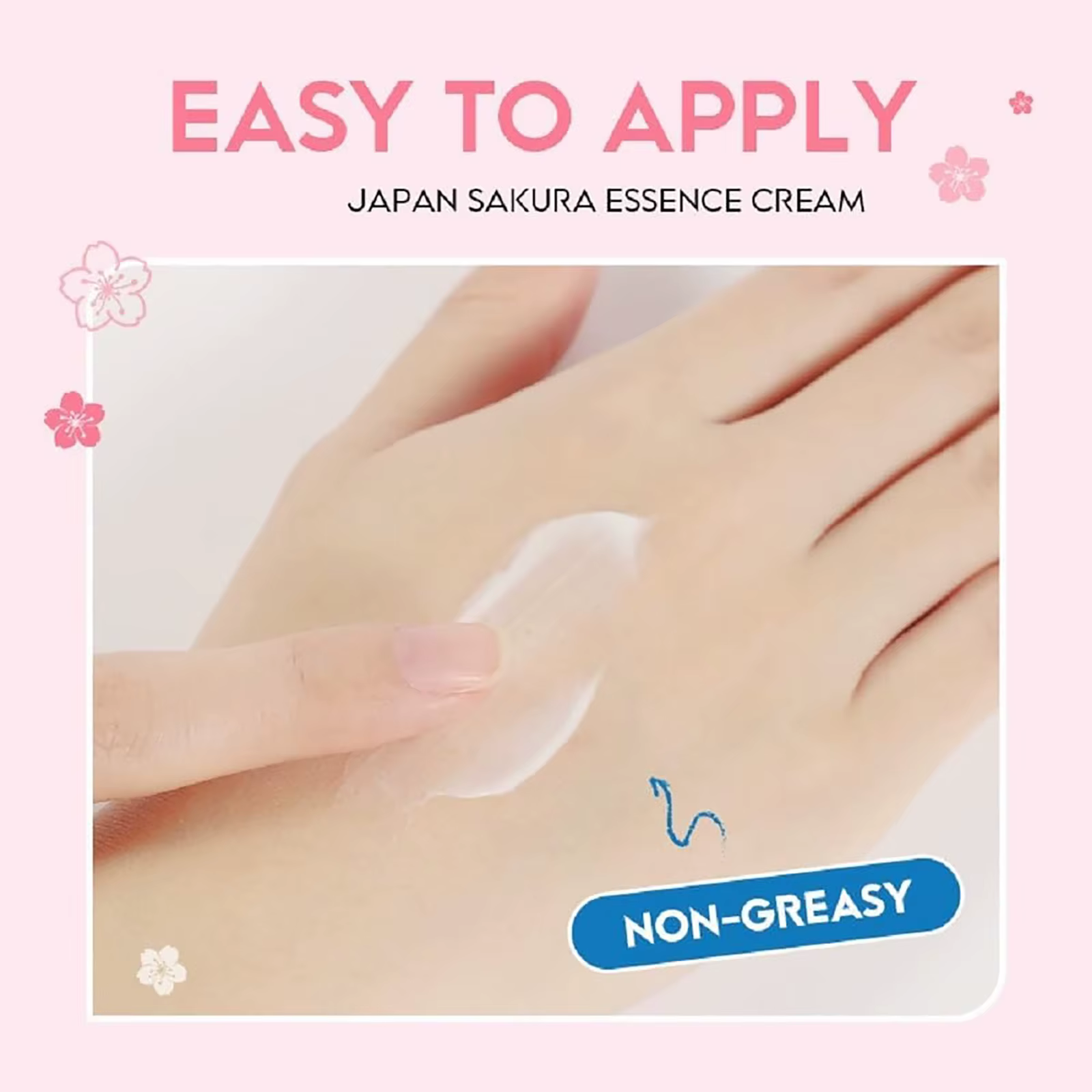 Crème à l'essence japonaise Sakura