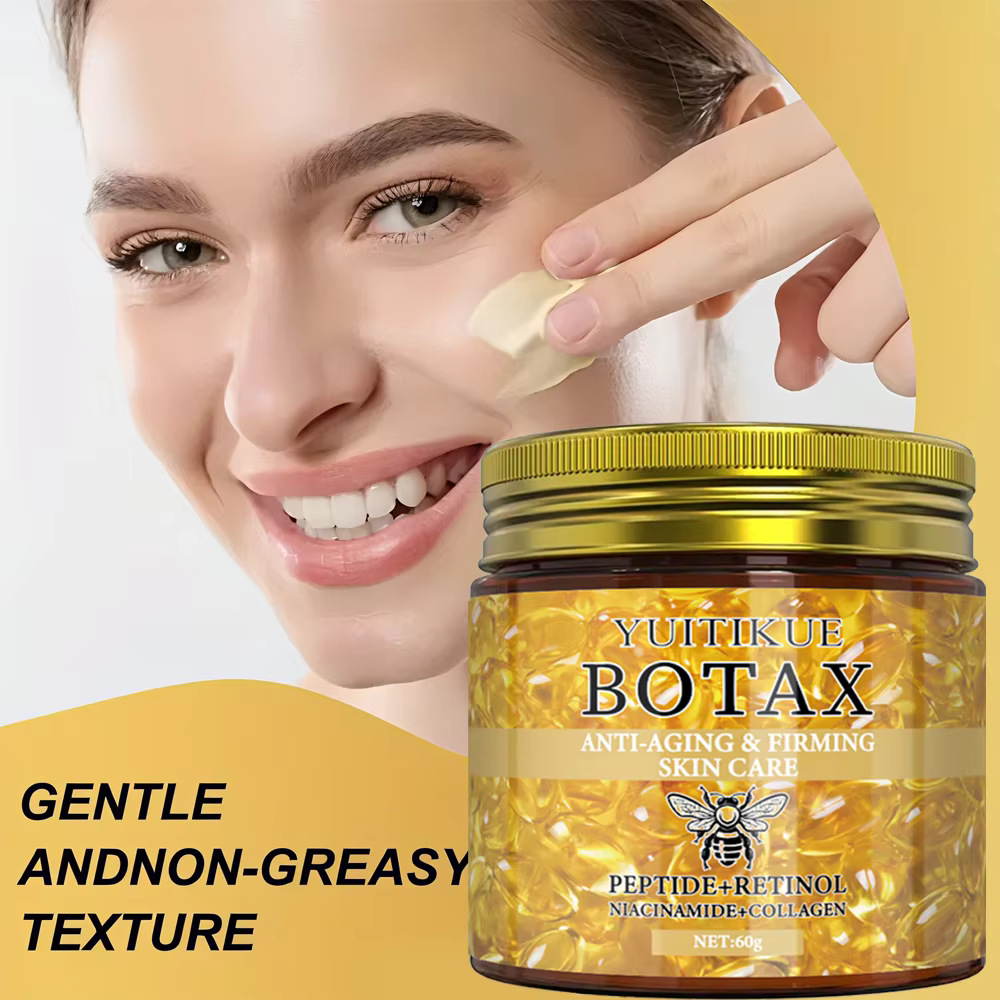 Crème visage effet BOTAX – Traitement liftant instantané et anti-rides avec formule non grasse peptidique