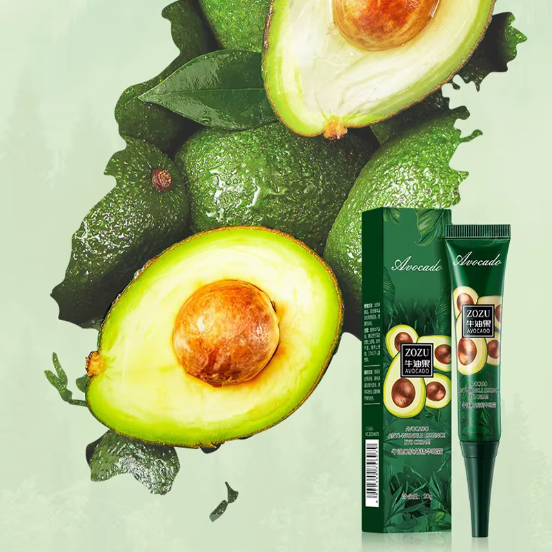 Crème pour les yeux élastique et lisse à l'avocat
