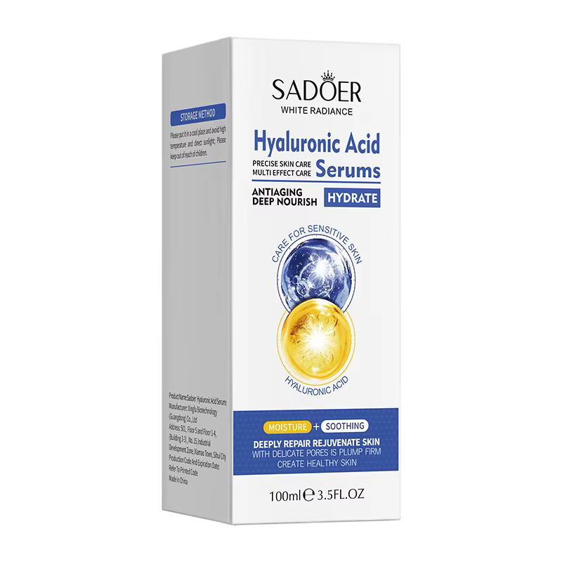 100ml SADOER acide hyaluronique sérum pour le visage raffermissant hydratant Essence soin de la peau