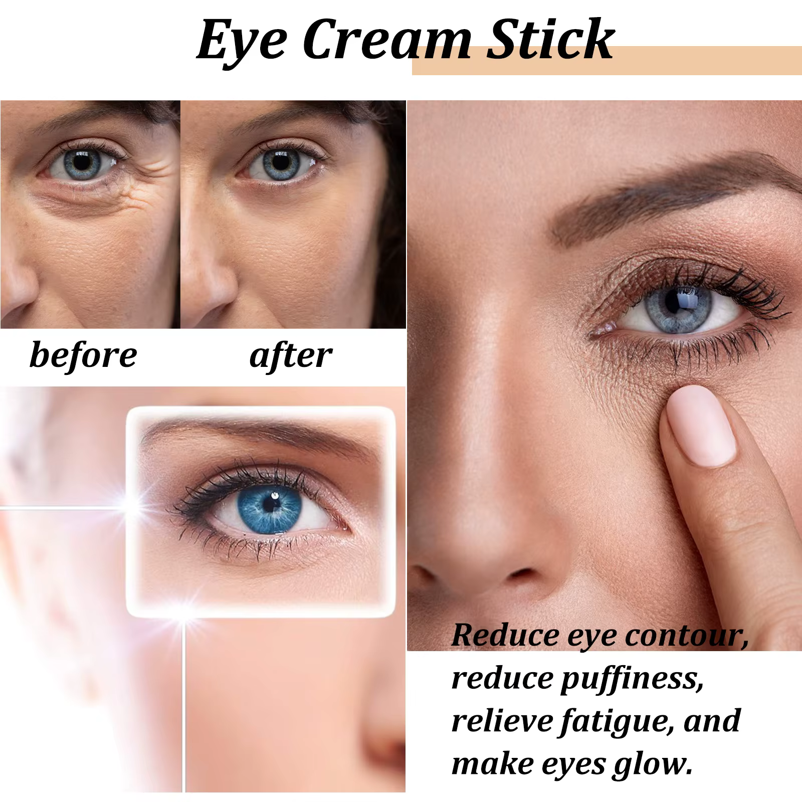 Bâton de crème pour les yeux Mucin d'escargot