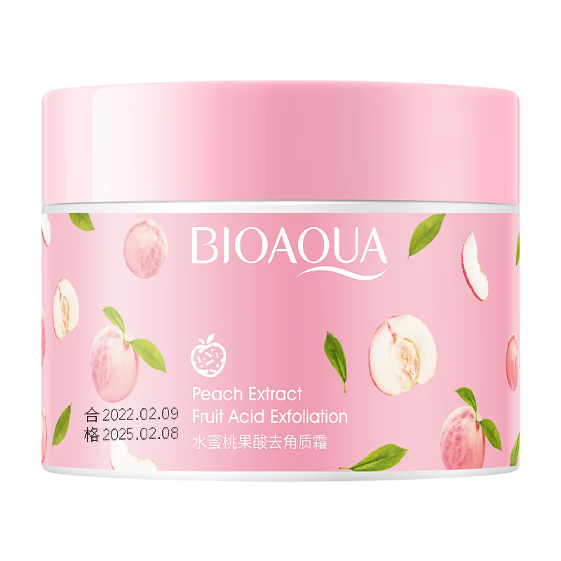 BIOAQUA miel pêche exfoliant crème pour le visage gommage