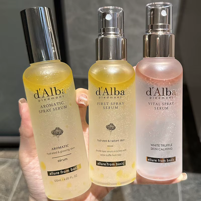DAlba Corée Sérum Tonique à la Truffe Blanche 100ml, Spray Fixateur Visage Hydratant et Éclatant, Brume Essentielle Hydratante et Nourrissante pour le Soin de la Peau