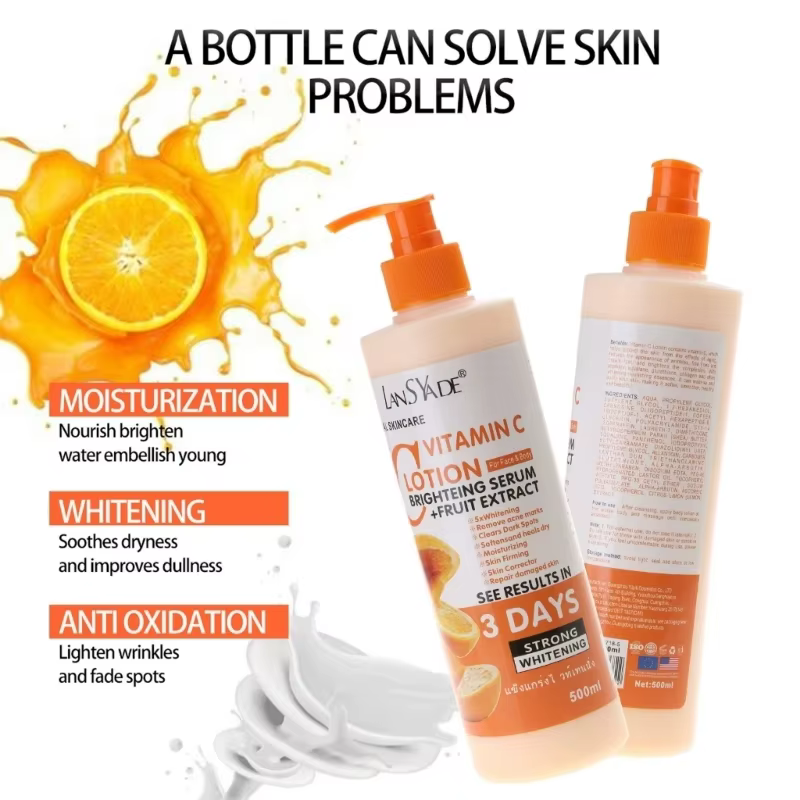 Lotion Corporelle Hydratante et Nourrissante à la Vitamine C