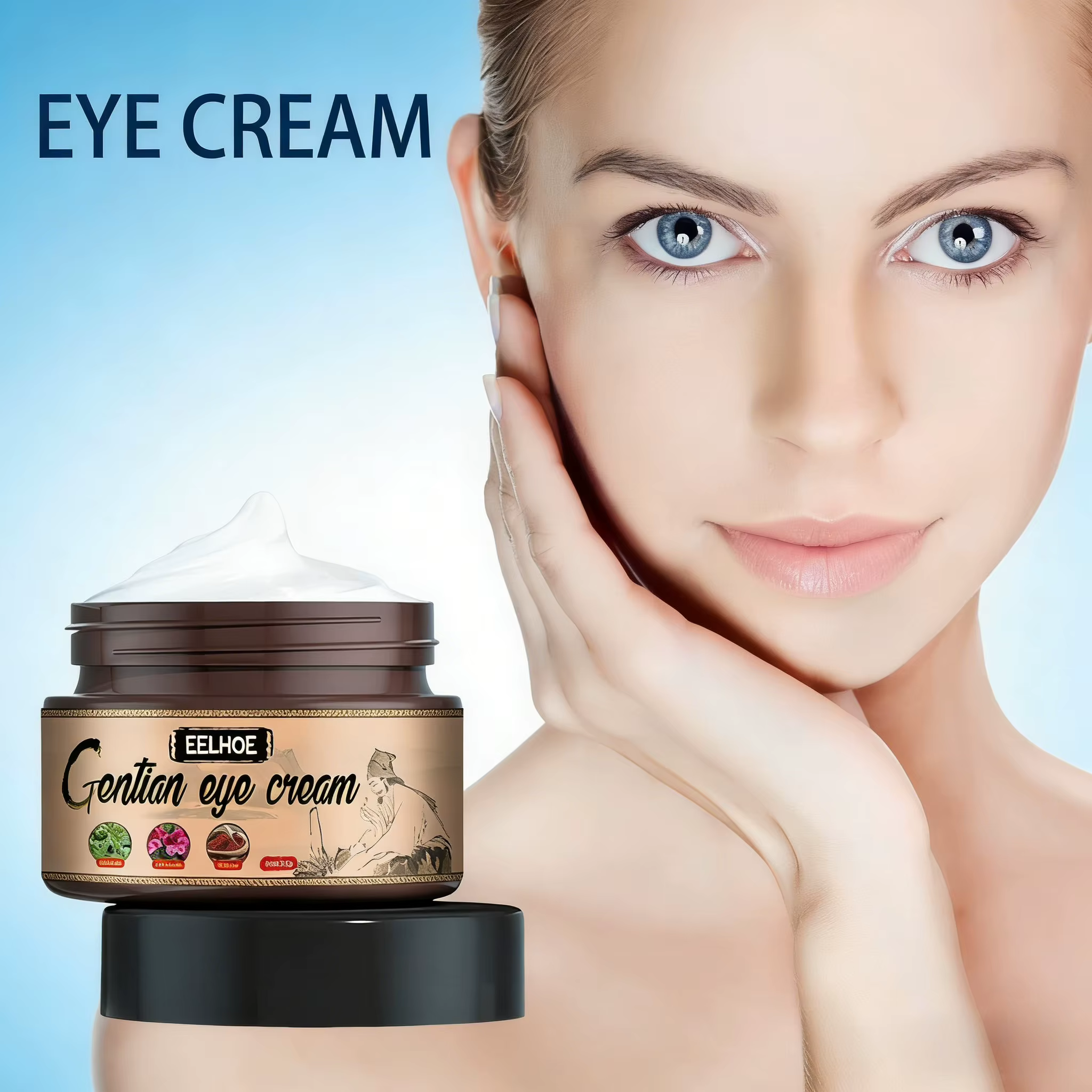 Crème pour les yeux EELHOE à l'extrait de gentiane 30g