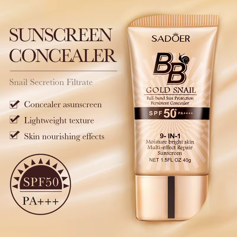 SADOER Gold Snail crème solaire BB fond de teint correcteur