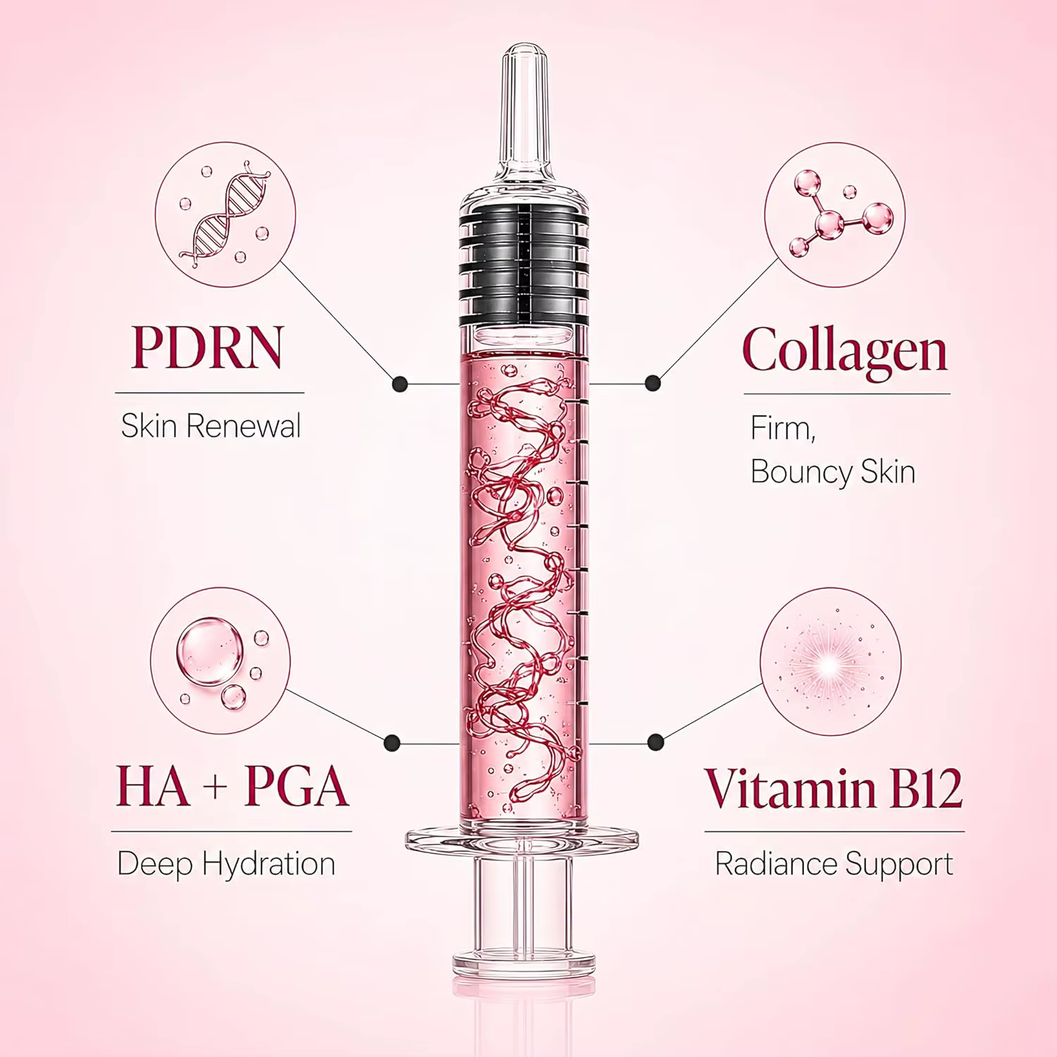 Ampoule éclaircissante PDRN Pink Vitamin Glow Boosting