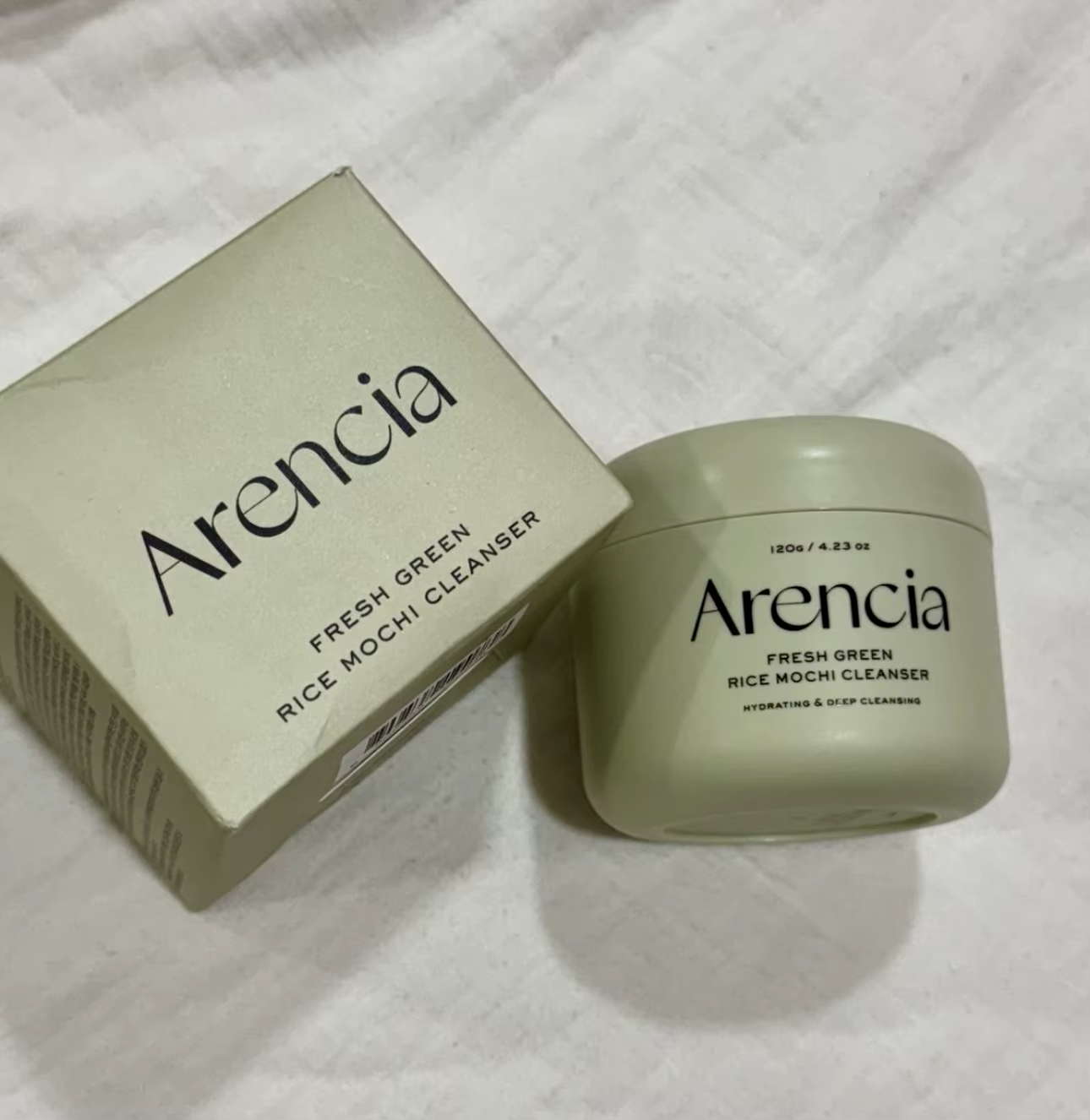 Nettoyant Mochi au riz vert Arencia 120g