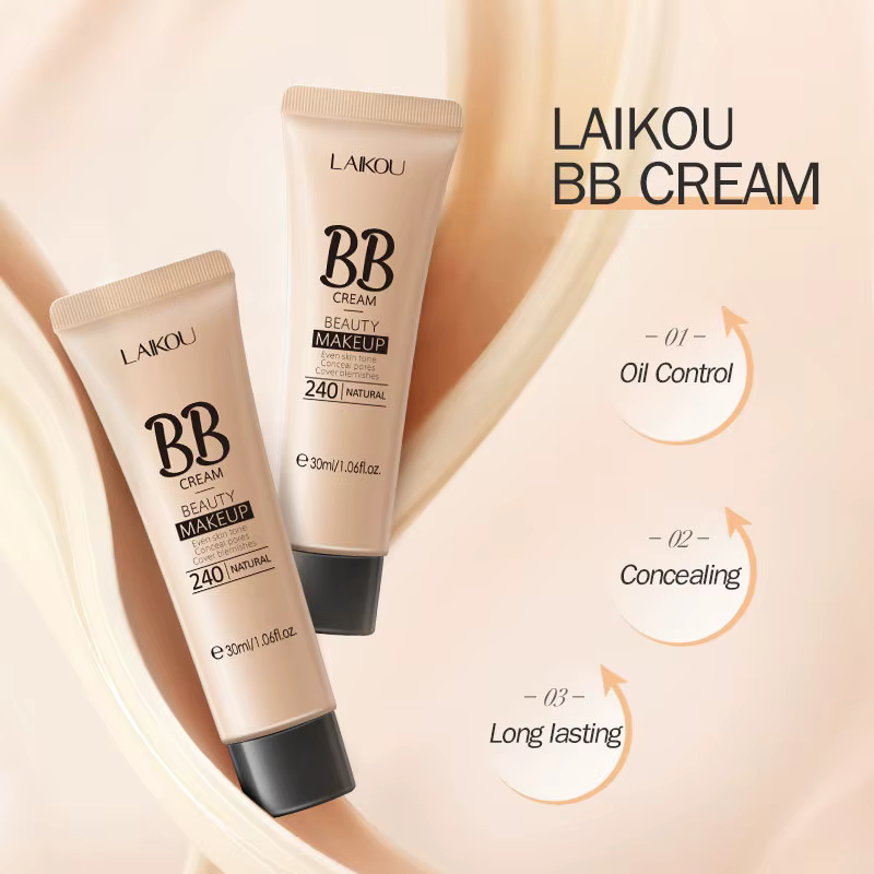 LAIKOU BB crème visage Base liquide fond de teint maquillage imperméable longue durée correcteur