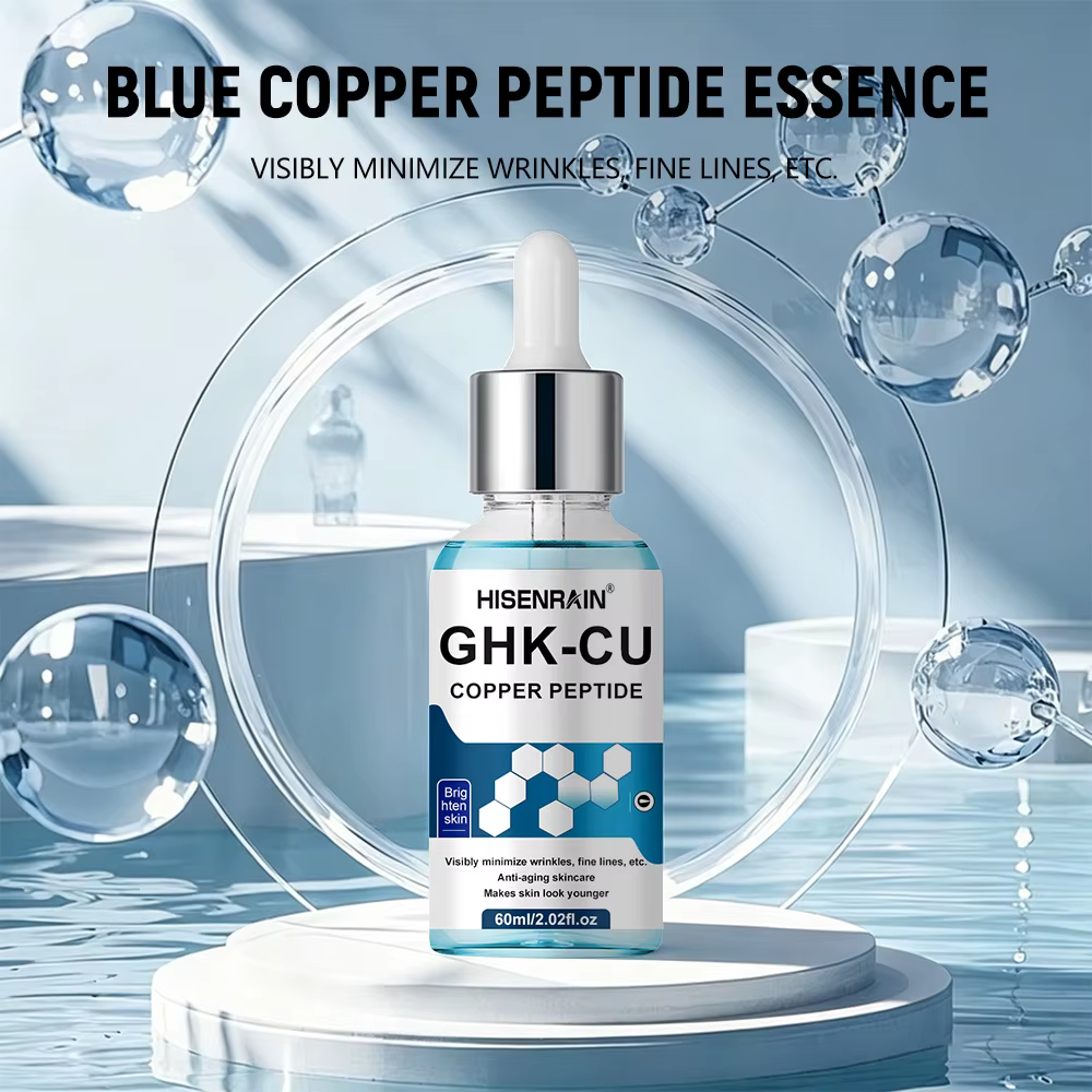 Sérum facial anti-âge HISENRAIN GHK-CU - Essence régénérante au peptide de cuivre pour raffermir