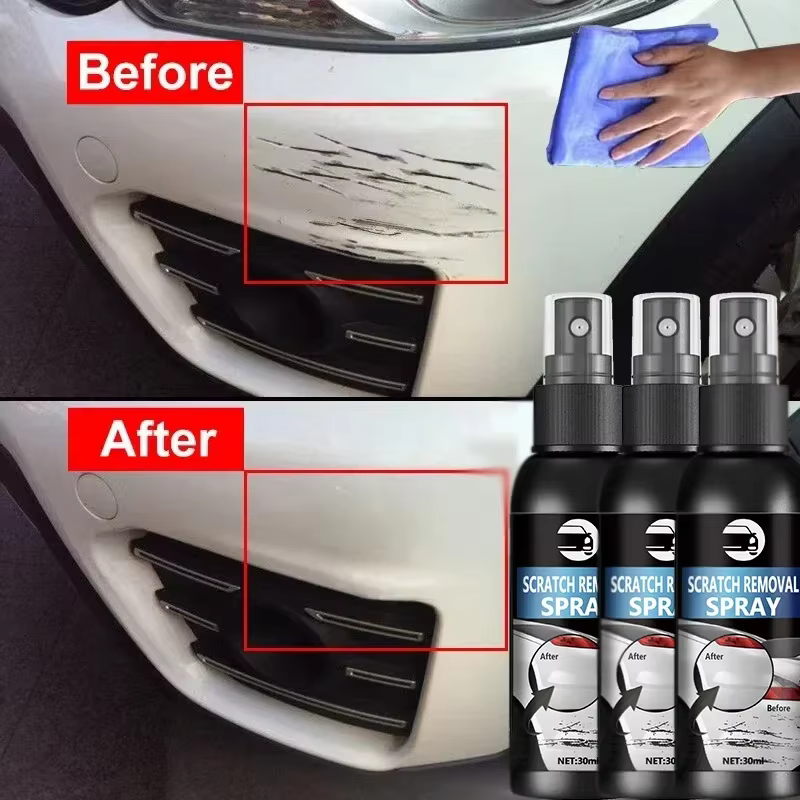 Spray anti-rayures pour voiture, nettoyant pour surfaces de voiture, pratique, simple et efficace