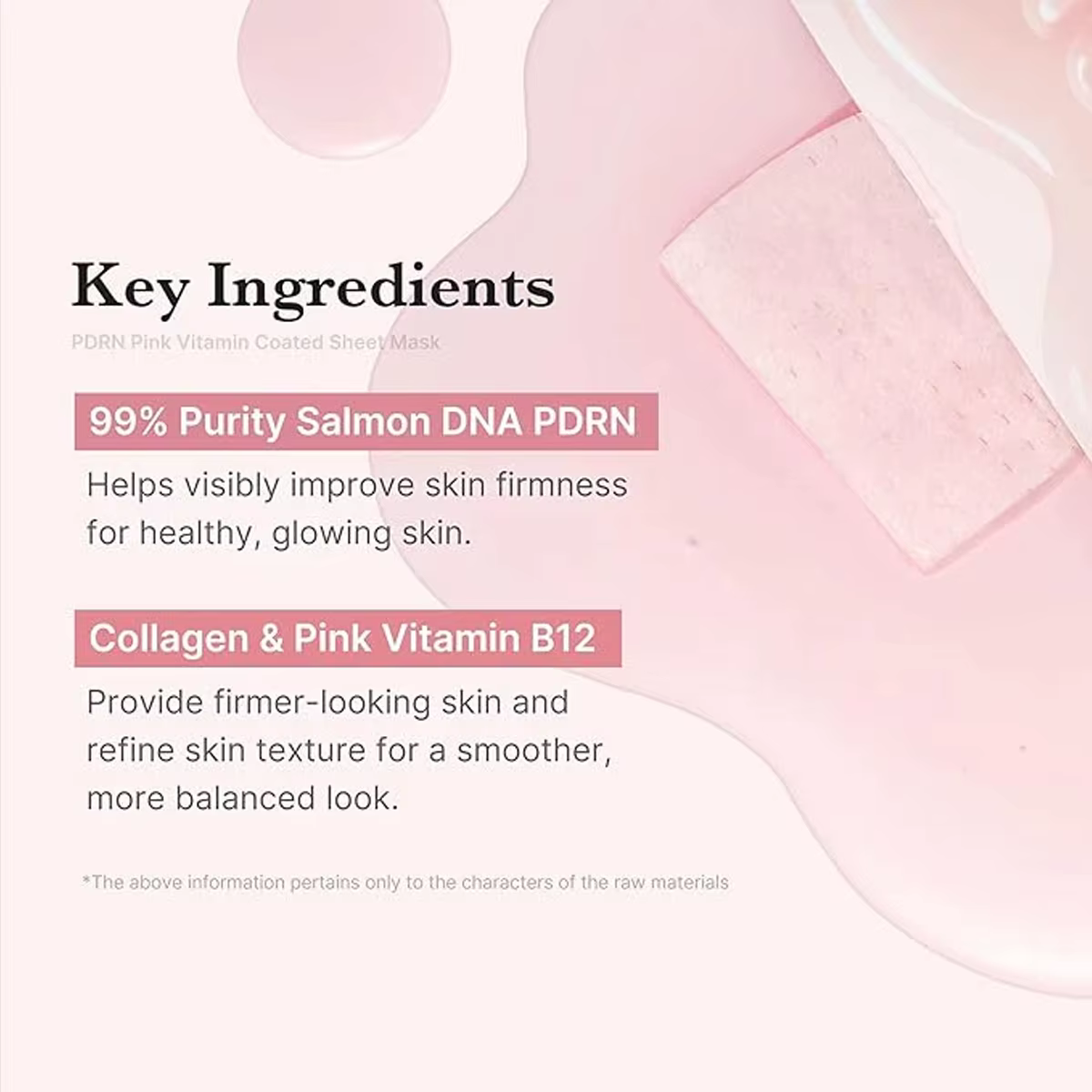 Masque en feuille Medicube Salmon DNA PDRN Pink Vita Coating 10ea