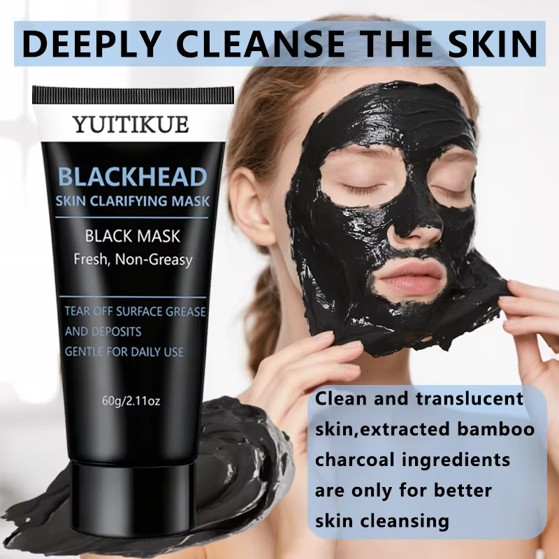 Masque clarifiant pour la peau YUITIKUE contre les points noirs 60g