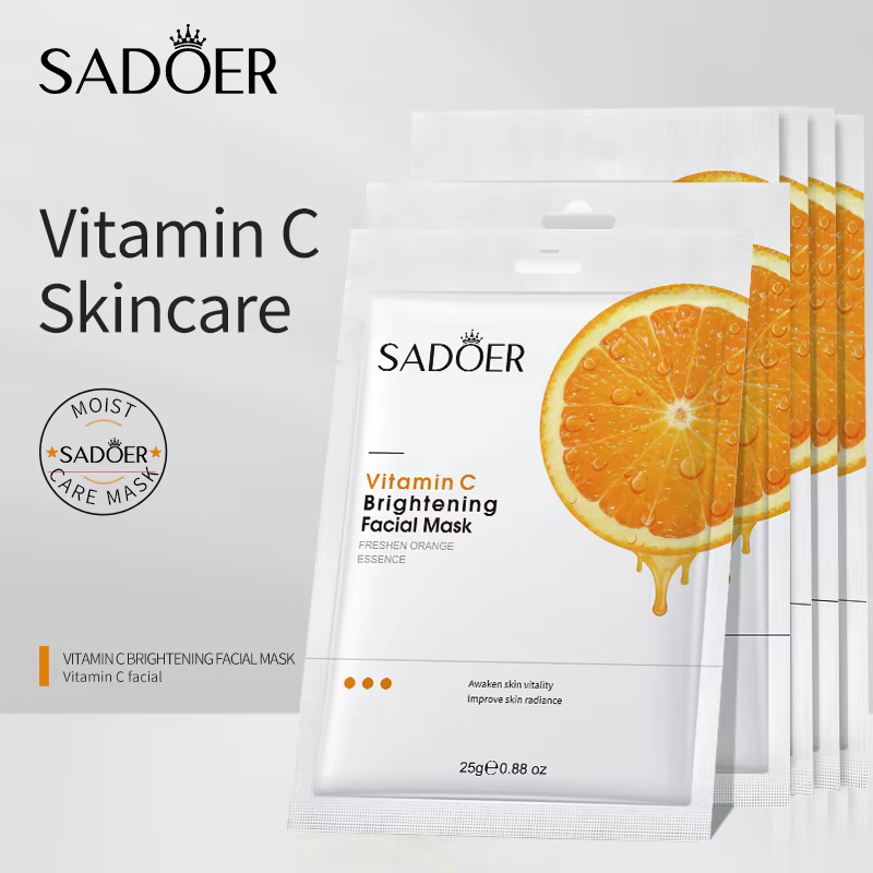 Masque facial à la vitamine C
