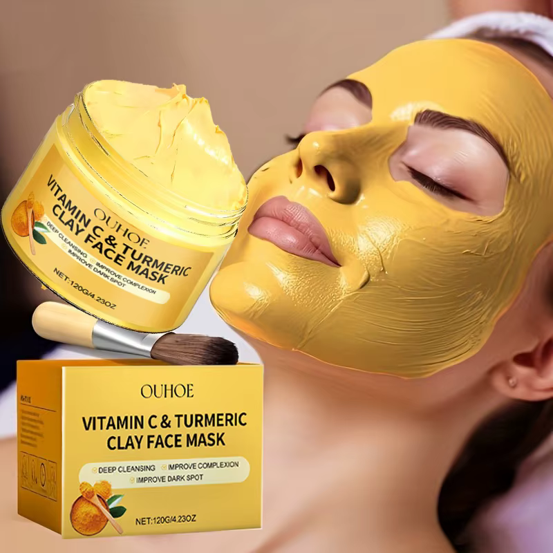 Masque facial exfoliant à la vitamine C