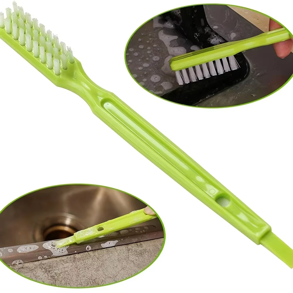 Brosse de nettoyage - Brosse pour nettoyer les joints de carrelage - Convient pour un nettoyage en profondeur. Brosse de nettoyage ménager - Convient aux cuisines