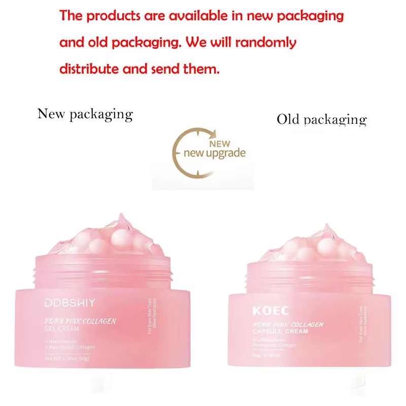Crème hydratante en gelée au collagène hydrolysé et à la niacinamide
