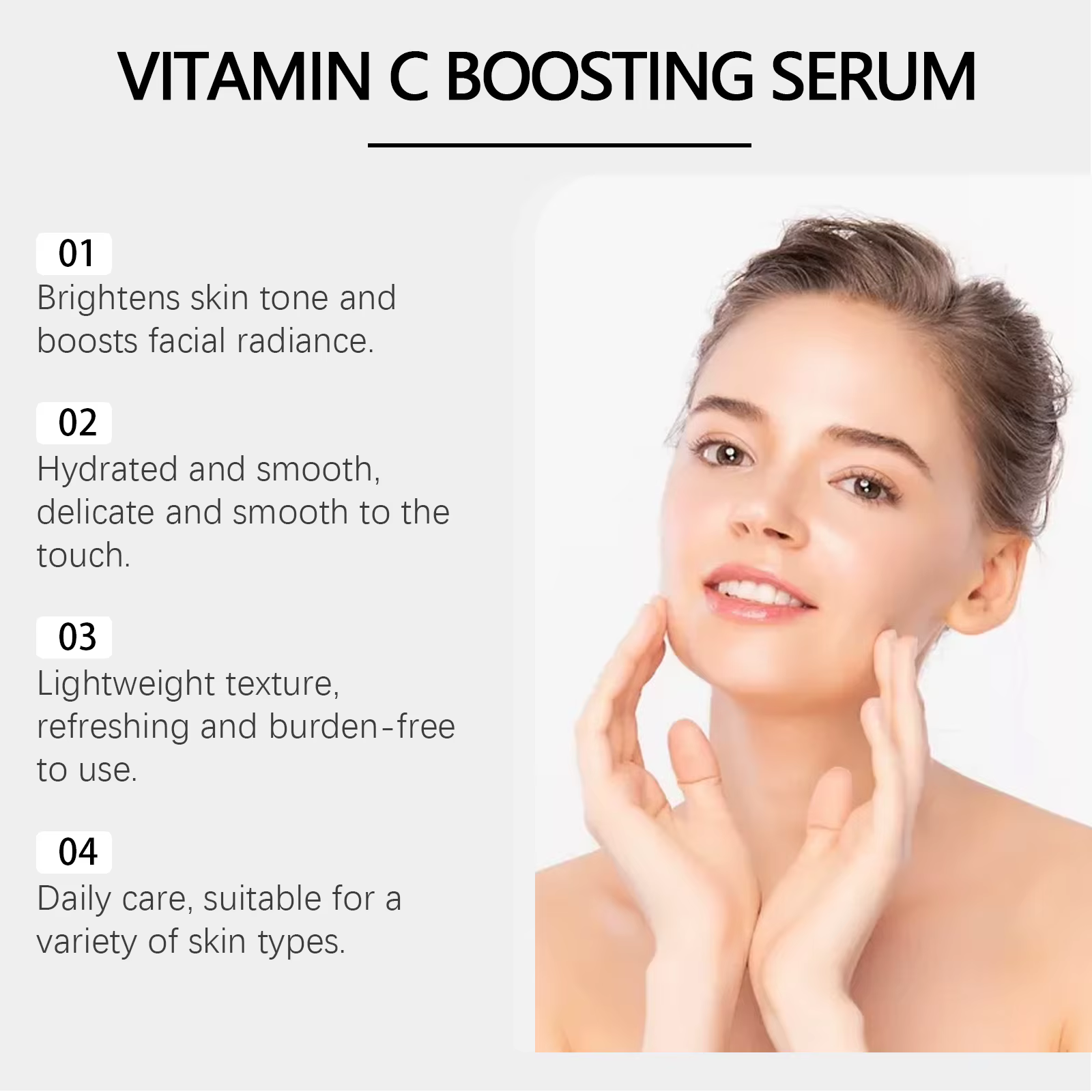 Sérum à la vitamine C, éclaircissant