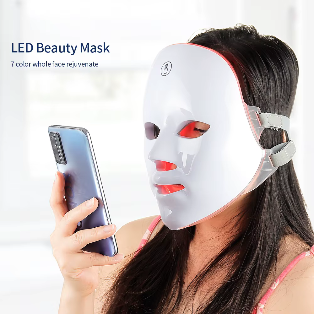 Masque facial LED 7 couleurs