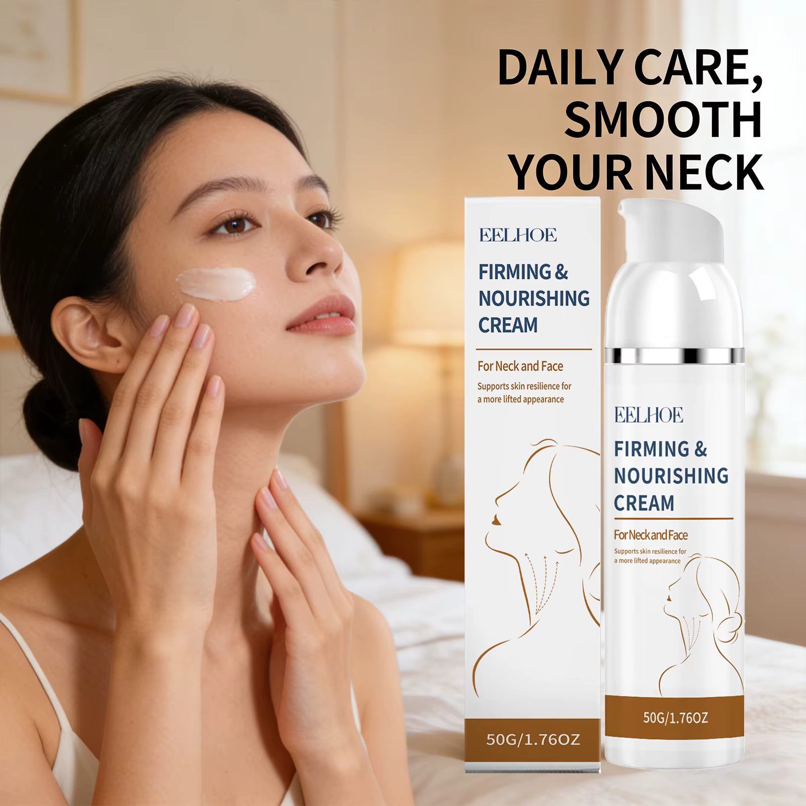 Crème Raffermissante et Nourrissante pour le Cou et le Visage