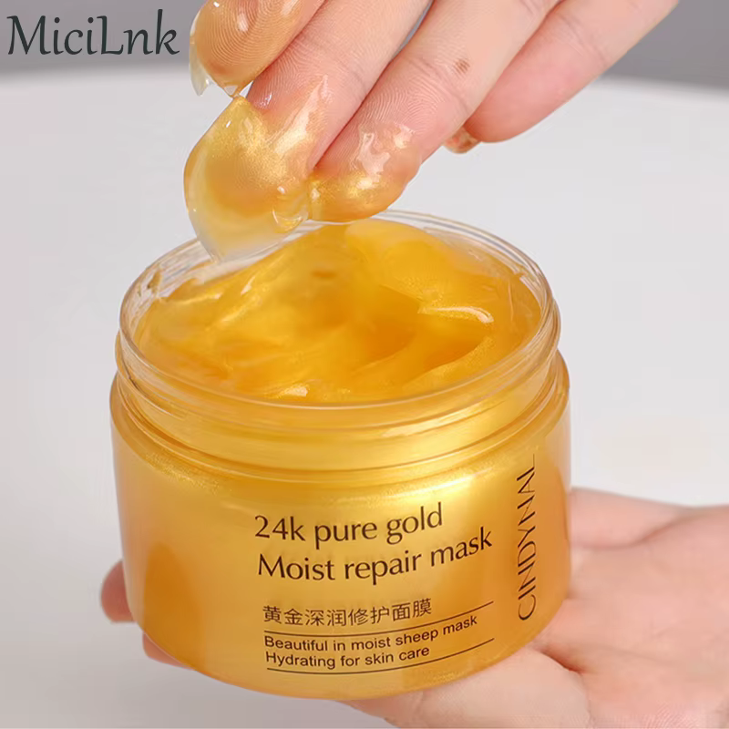 Masque réparateur humide en or pur 24k