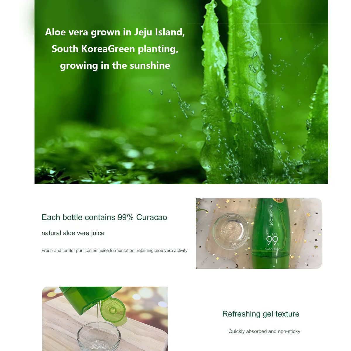HOLIKA HOLIKA Gel apaisant à l'aloe vera