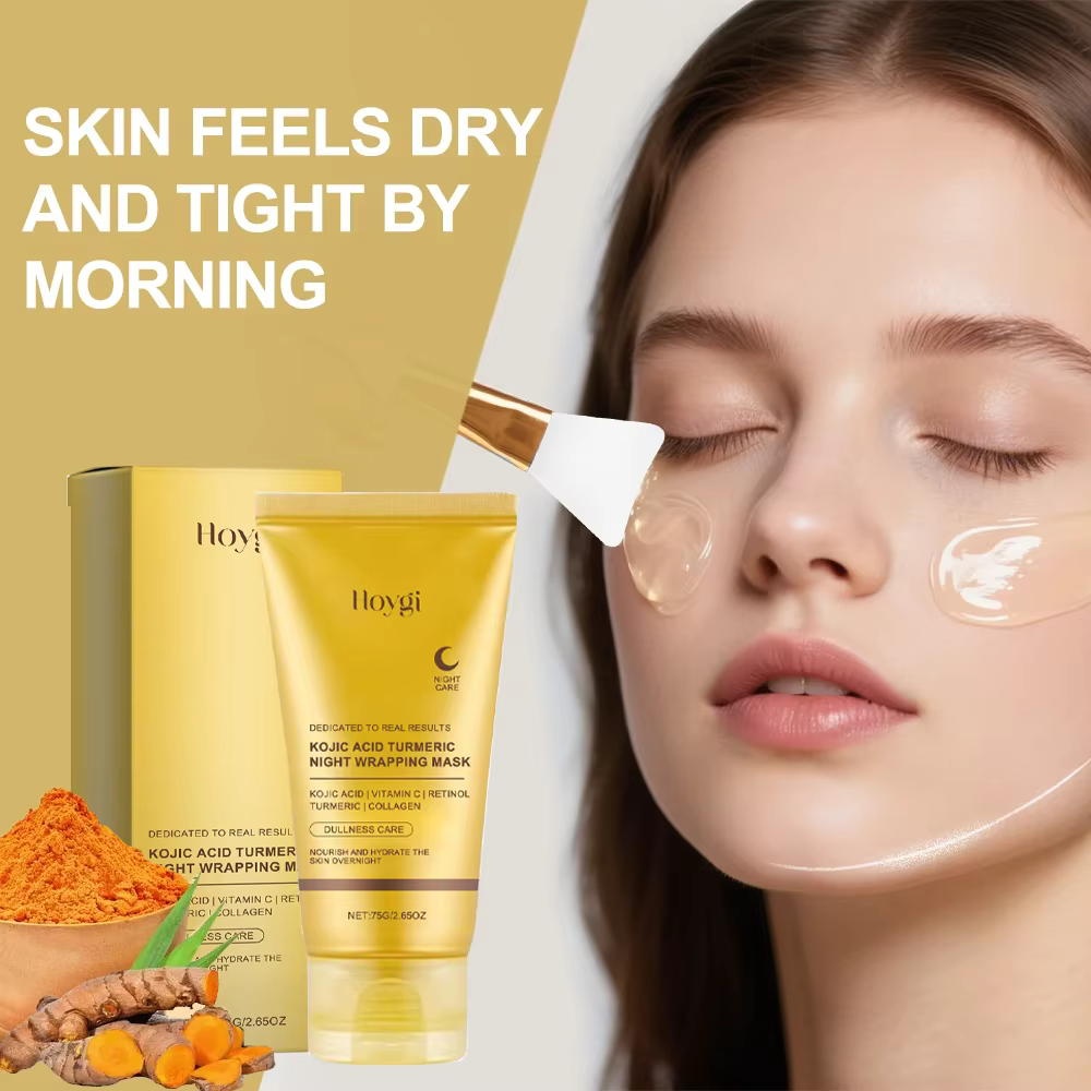 Masque au collagène profond au curcuma