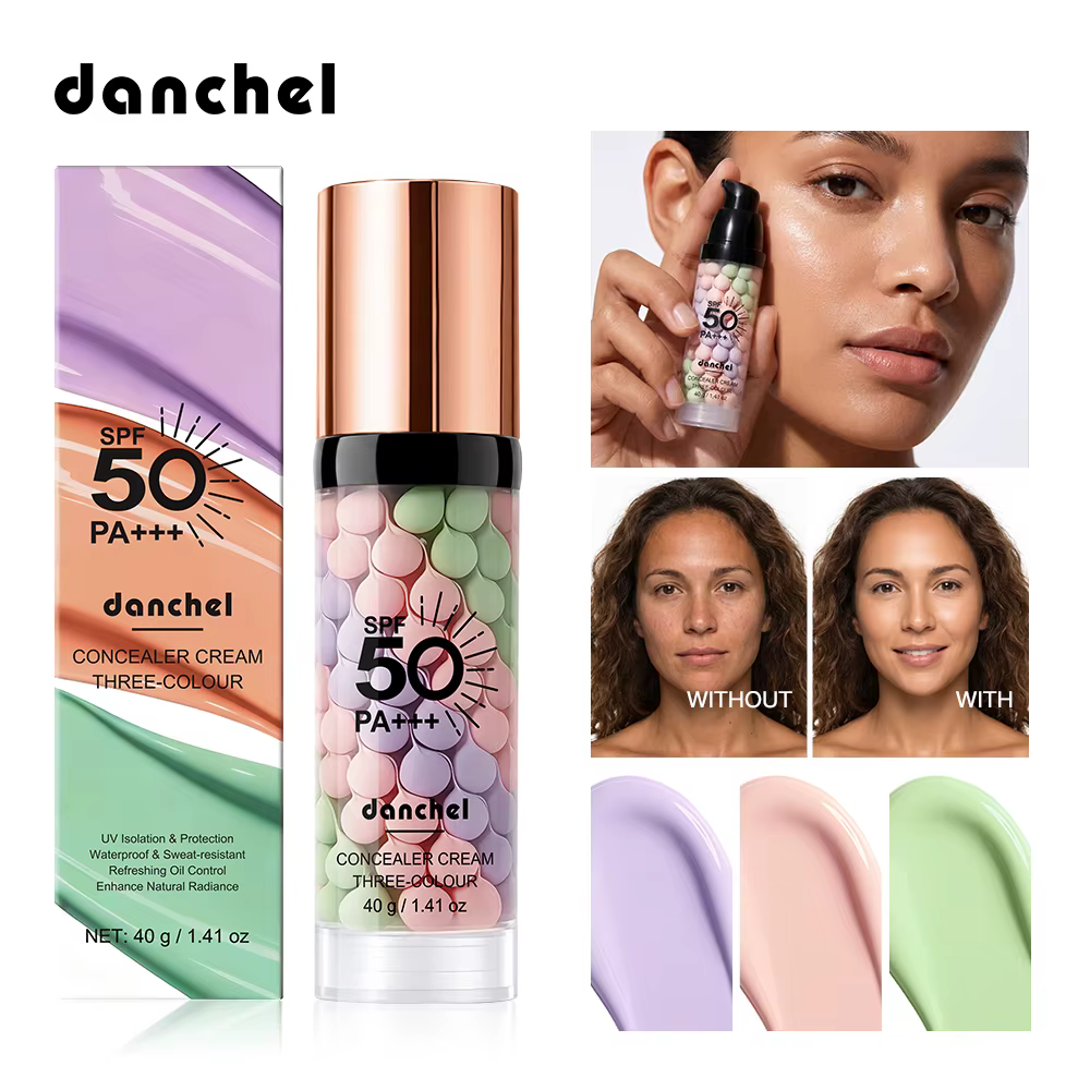 Crème Correctrice Solaire 3 Couleurs Hydratante SPF50+ Protection