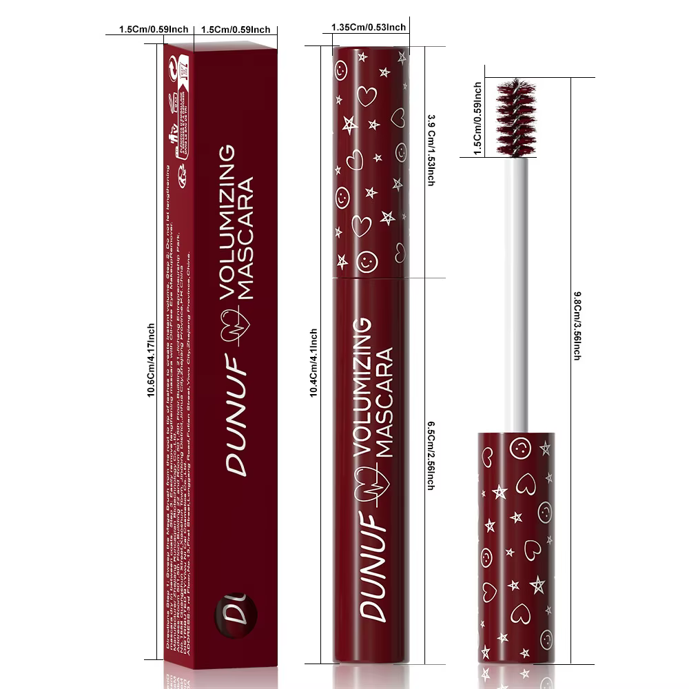 Mascara bouclé coloré imperméable à l'eau séchage rapide Extension de cils cils multicolores maquillage durable Mascara blanc imperméable