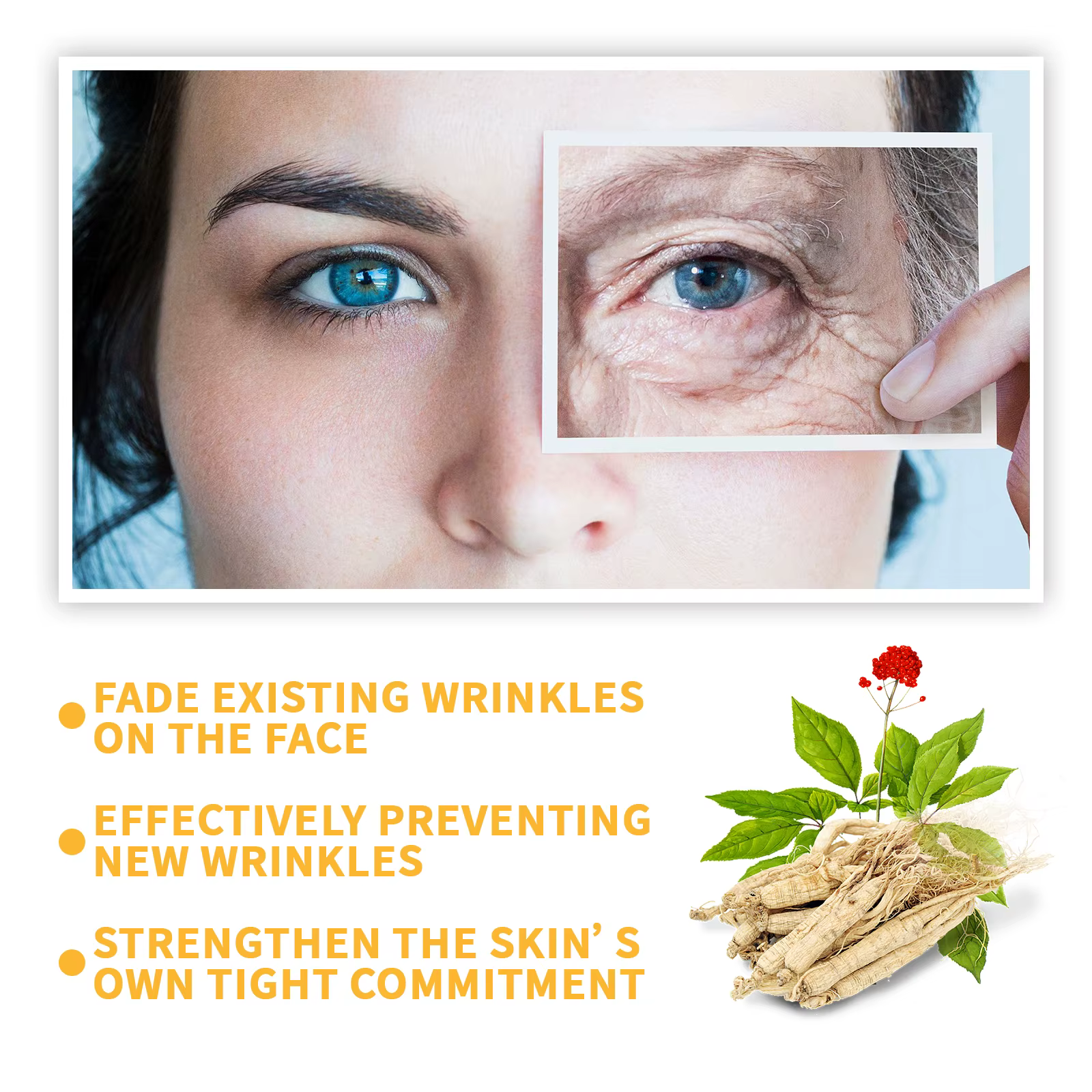 Essence de ginseng anti-déformable