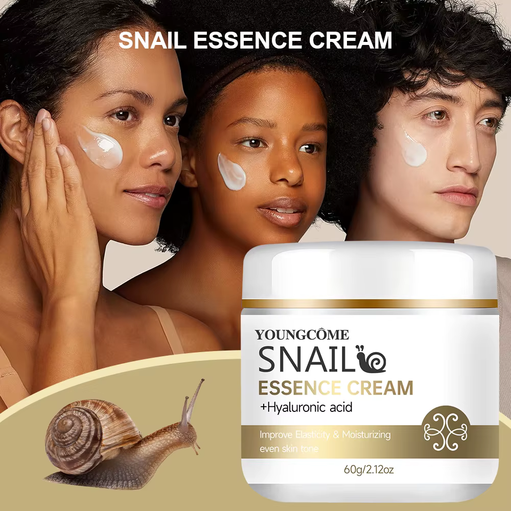 Crème à l'essence d'escargot avec acide hyaluronique