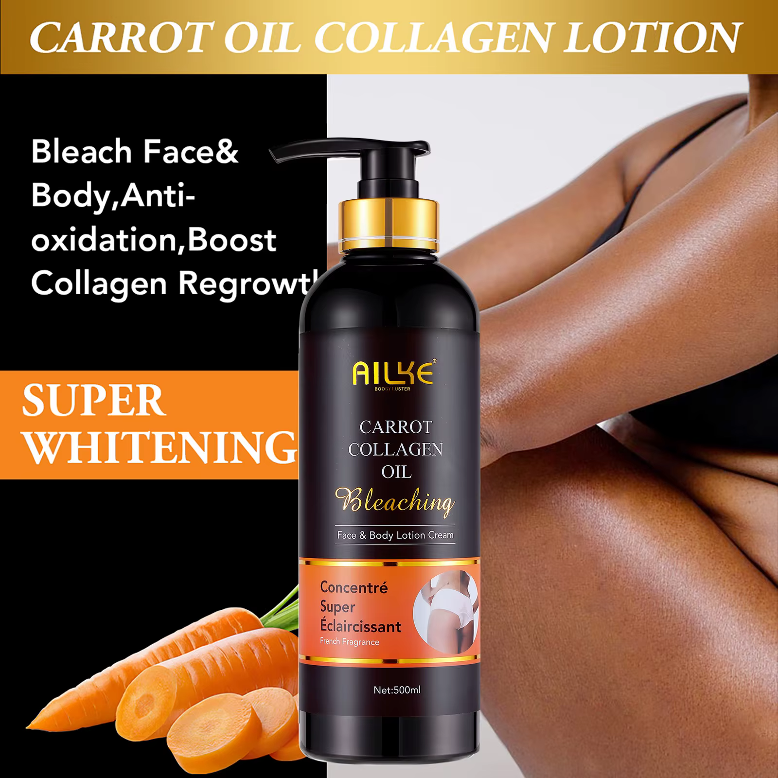 AILKE Sérum visage blanchissant la peau