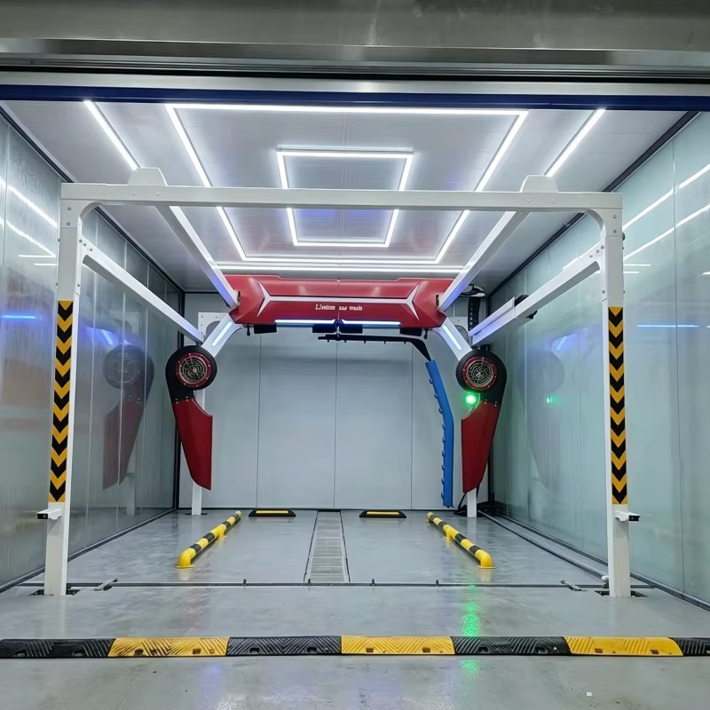 Système de nettoyage sans contact complet, tunnel de lavage de voitures automatisé sans brosses, machine de lavage de voitures en libre-service