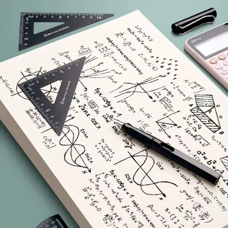 Papier pour calculs de brouillon B5, 40 feuilles, ligne horizontale, peinture arithmétique vierge, papier pour croquis, papeterie scolaire et de bureau à domicile