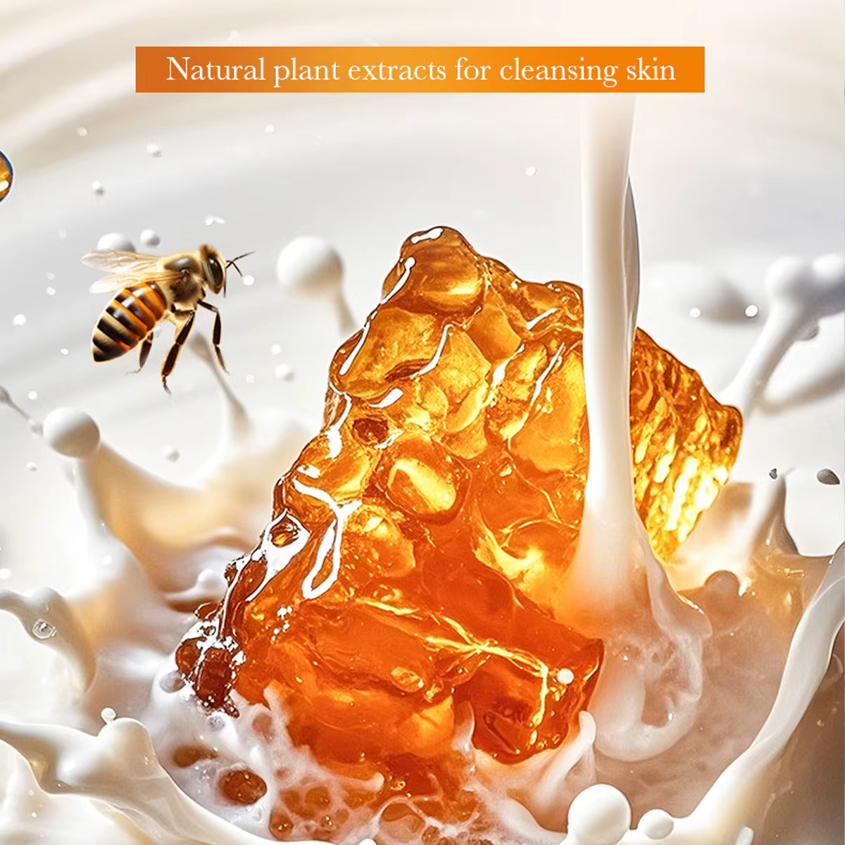 Savon pour le visage au lait et au miel