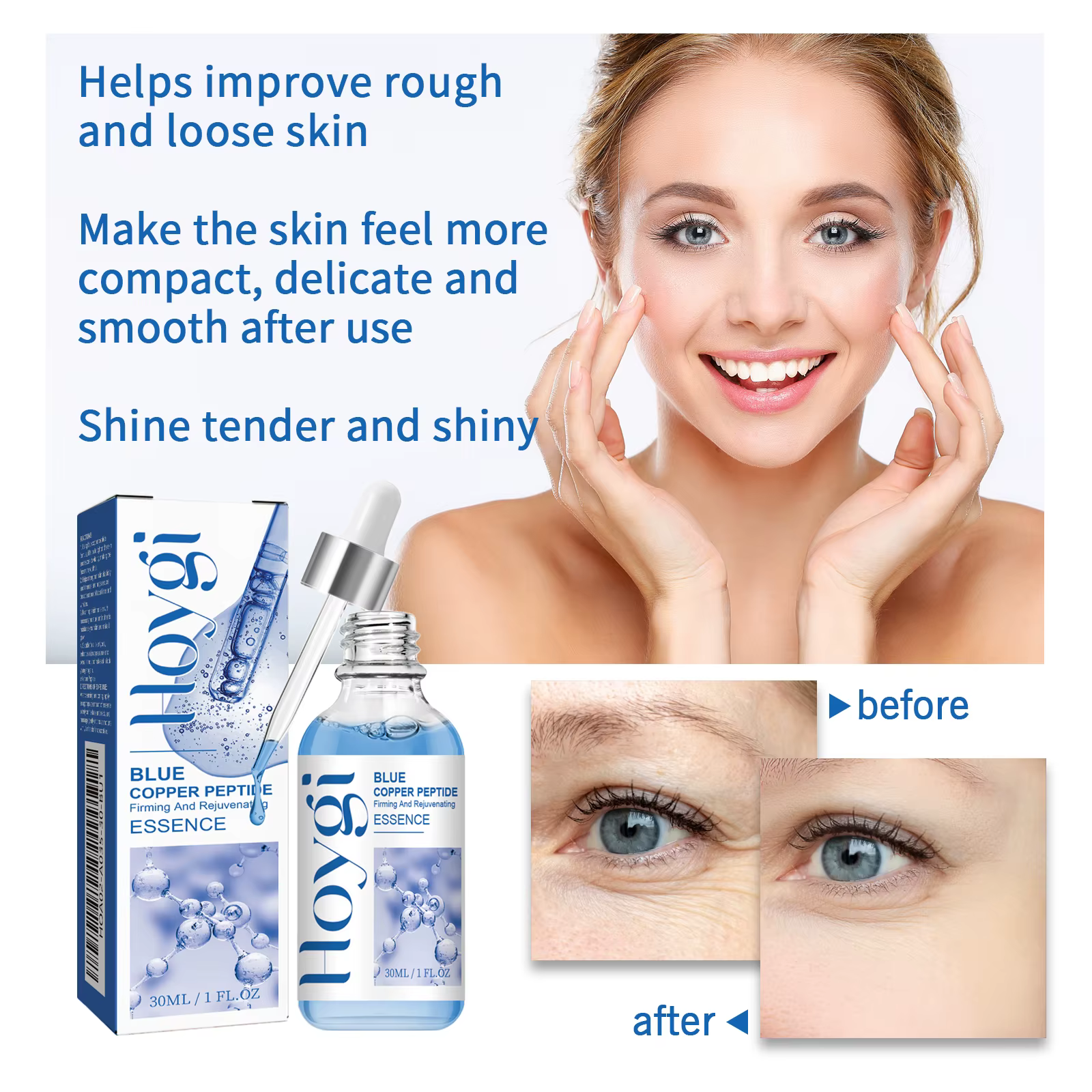 Essence raffermissante au cuivre bleu