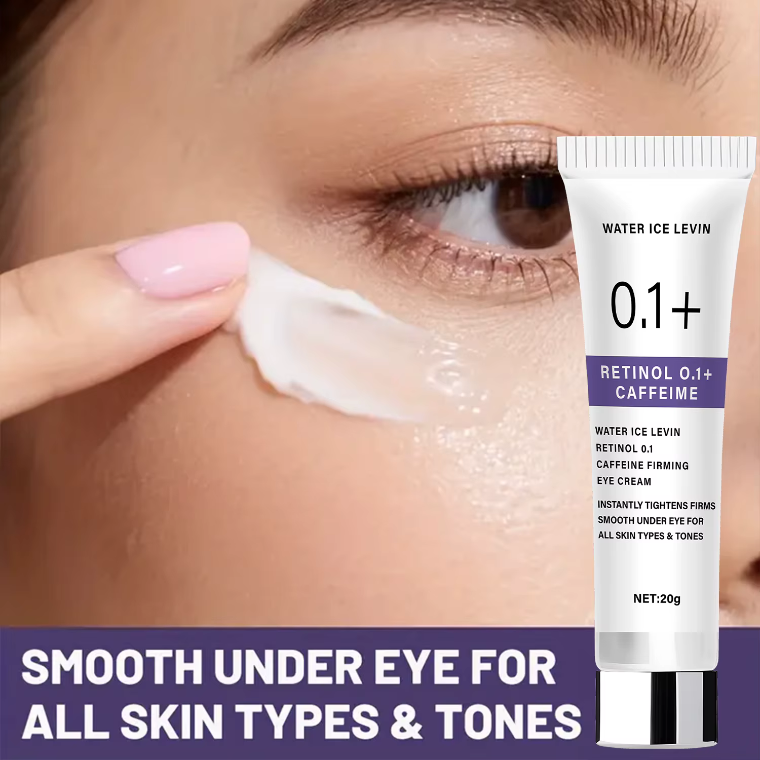 Crème raffermissante pour les yeux au rétinol 0.1+