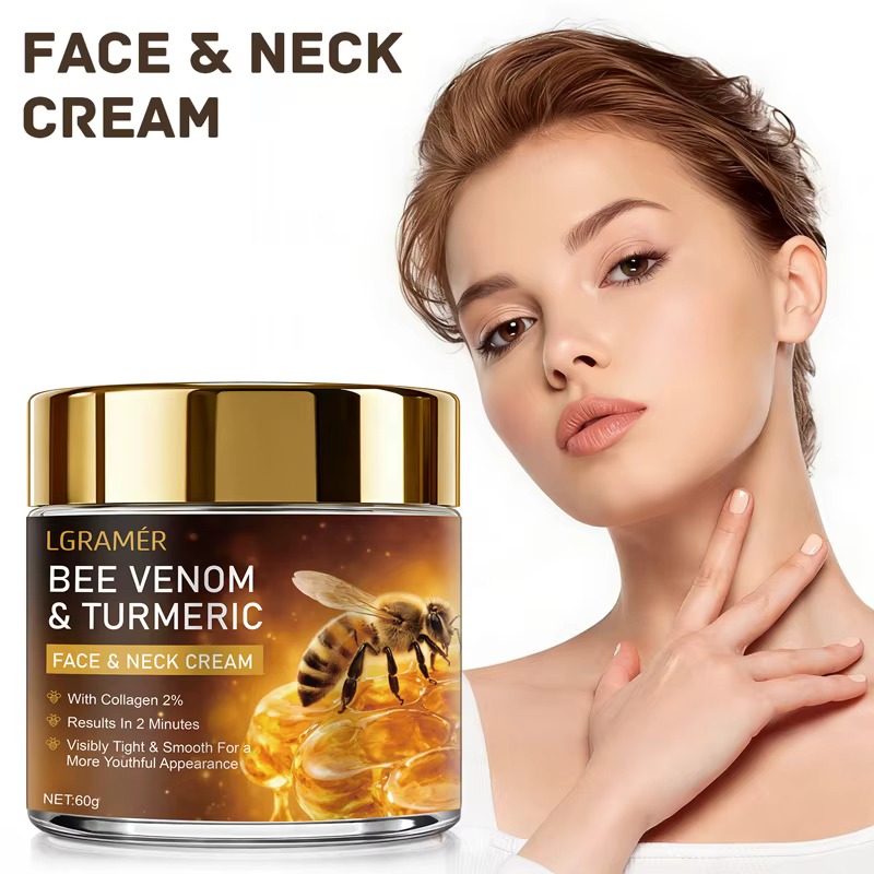 Crème liftante pour le visage et le cou au venin d'abeille