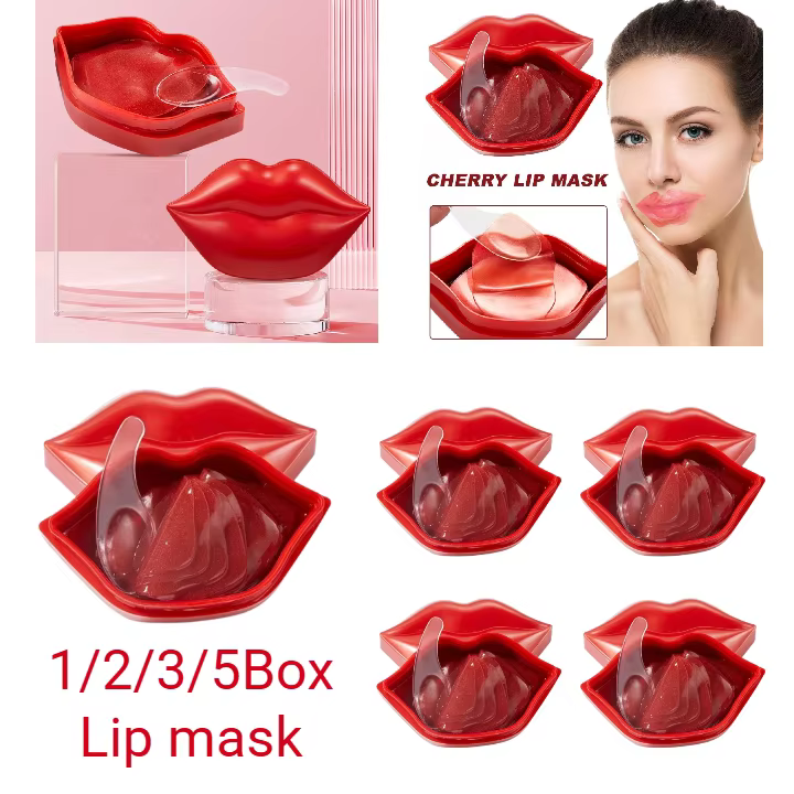 Masque à lèvres à la vitamine cerise