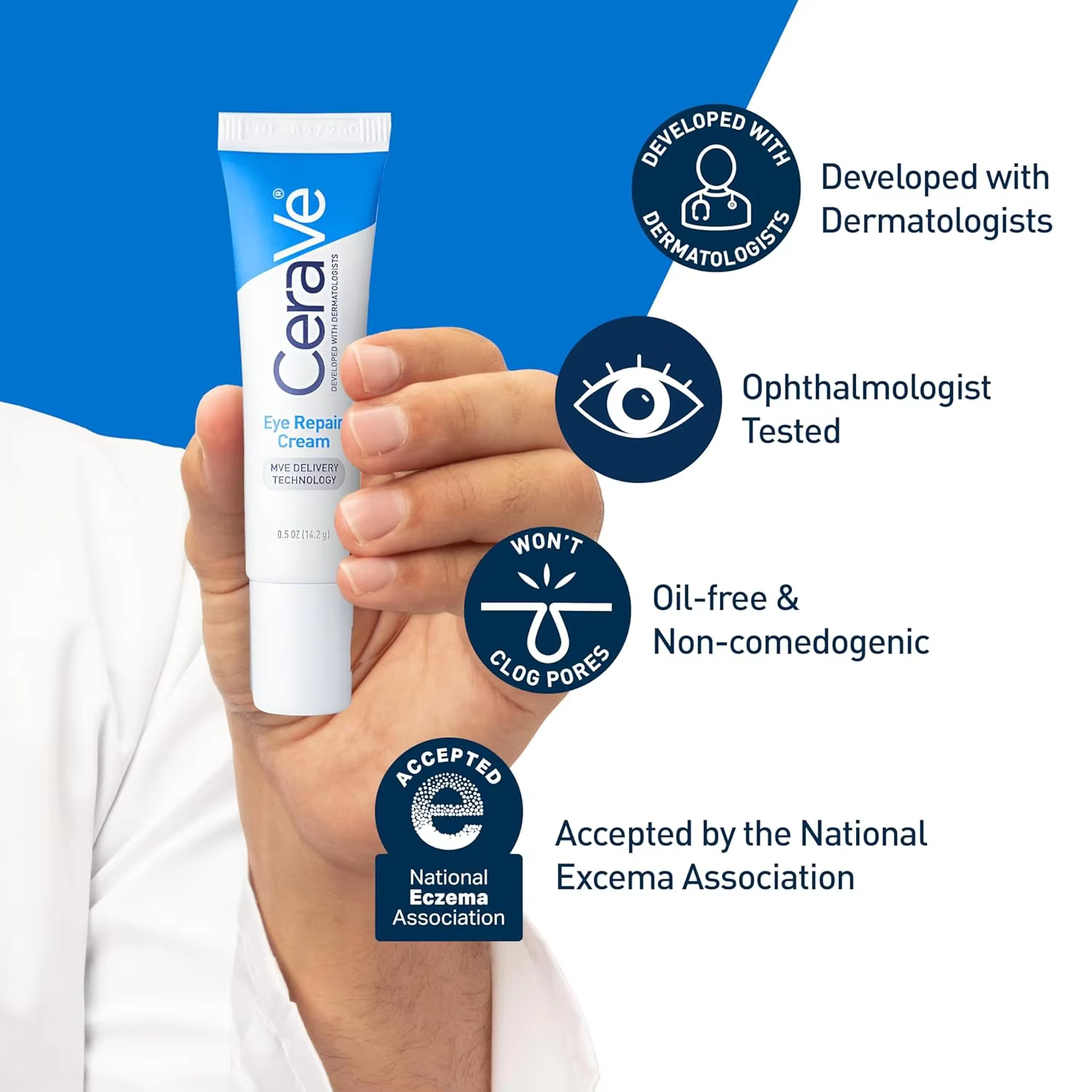 Crème réparatrice pour les yeux CeraVe