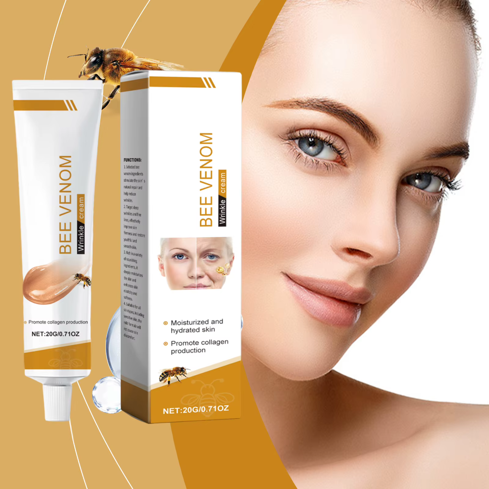 Crème anti-rides raffermissante pour le visage
