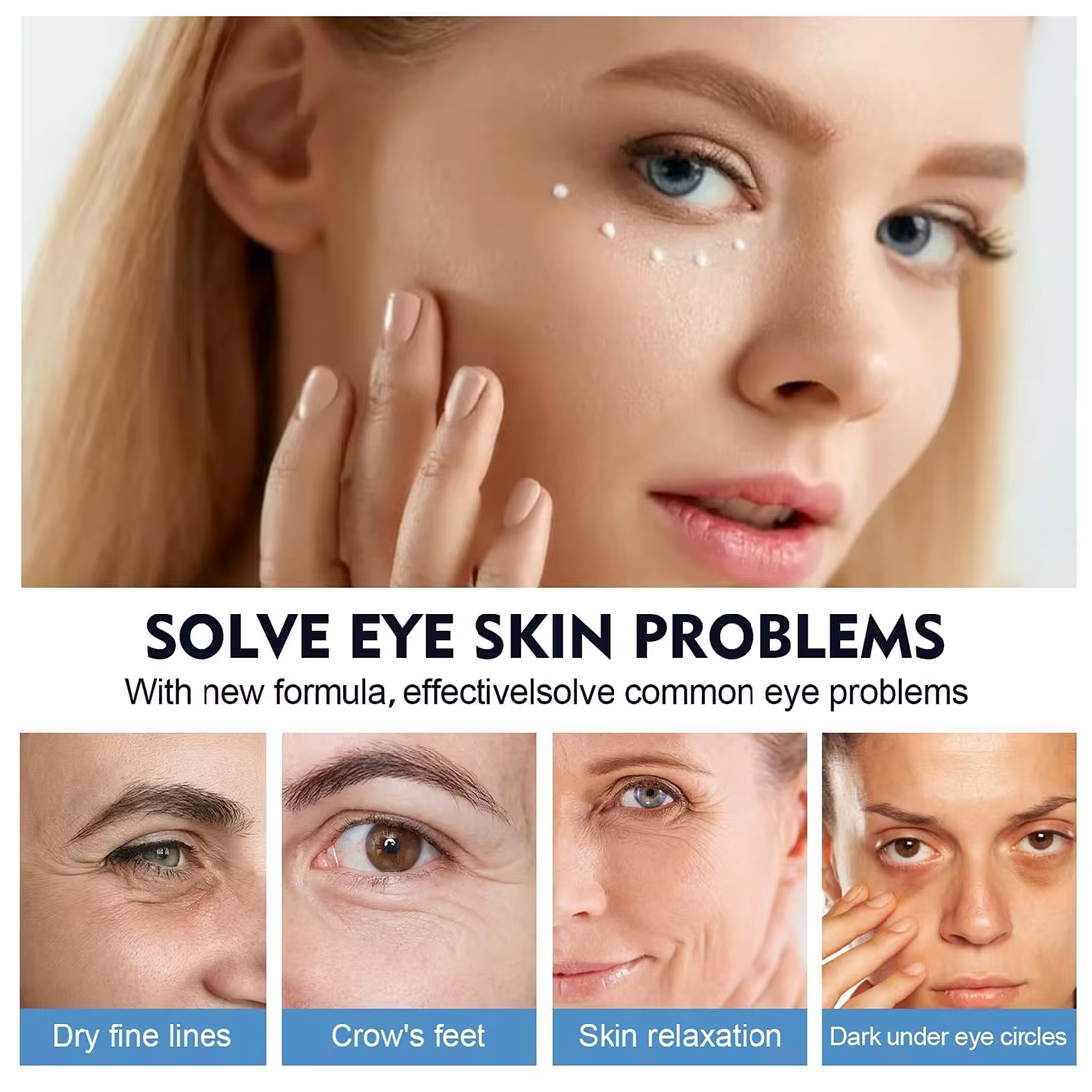 Crème pour les yeux ferme instantanée taille voyage 30ml