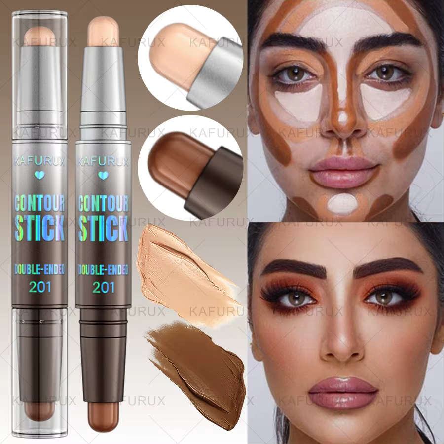 1pc Stick de contour double embout