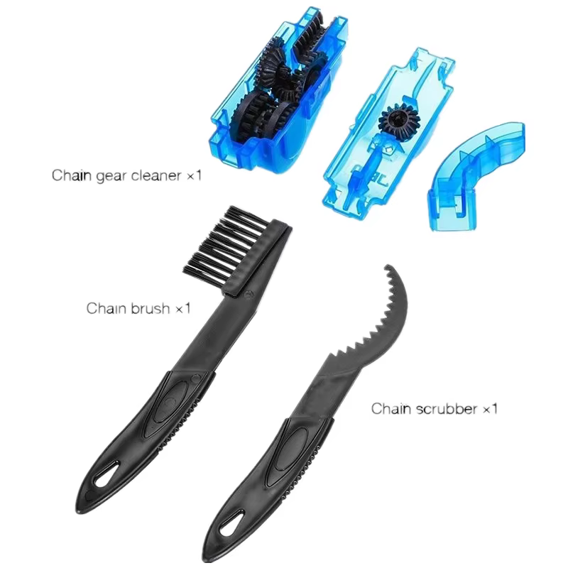 Nettoyeur de chaîne de vélo Portable, brosses de vélo, outil de lavage, Kit de nettoyage de cyclisme en montagne, accessoire d'extérieur