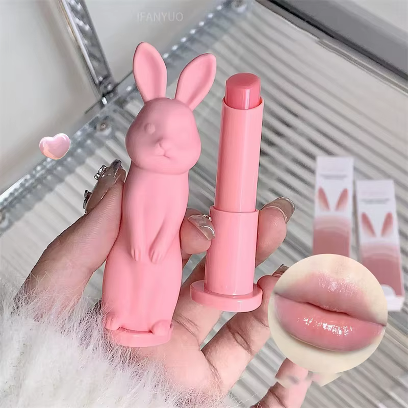 Baume à lèvres hydratant lapin miel pêche